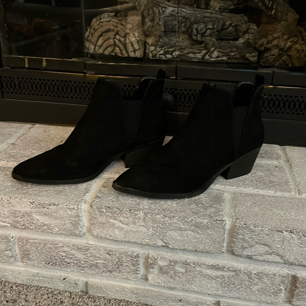 Black ankle boots